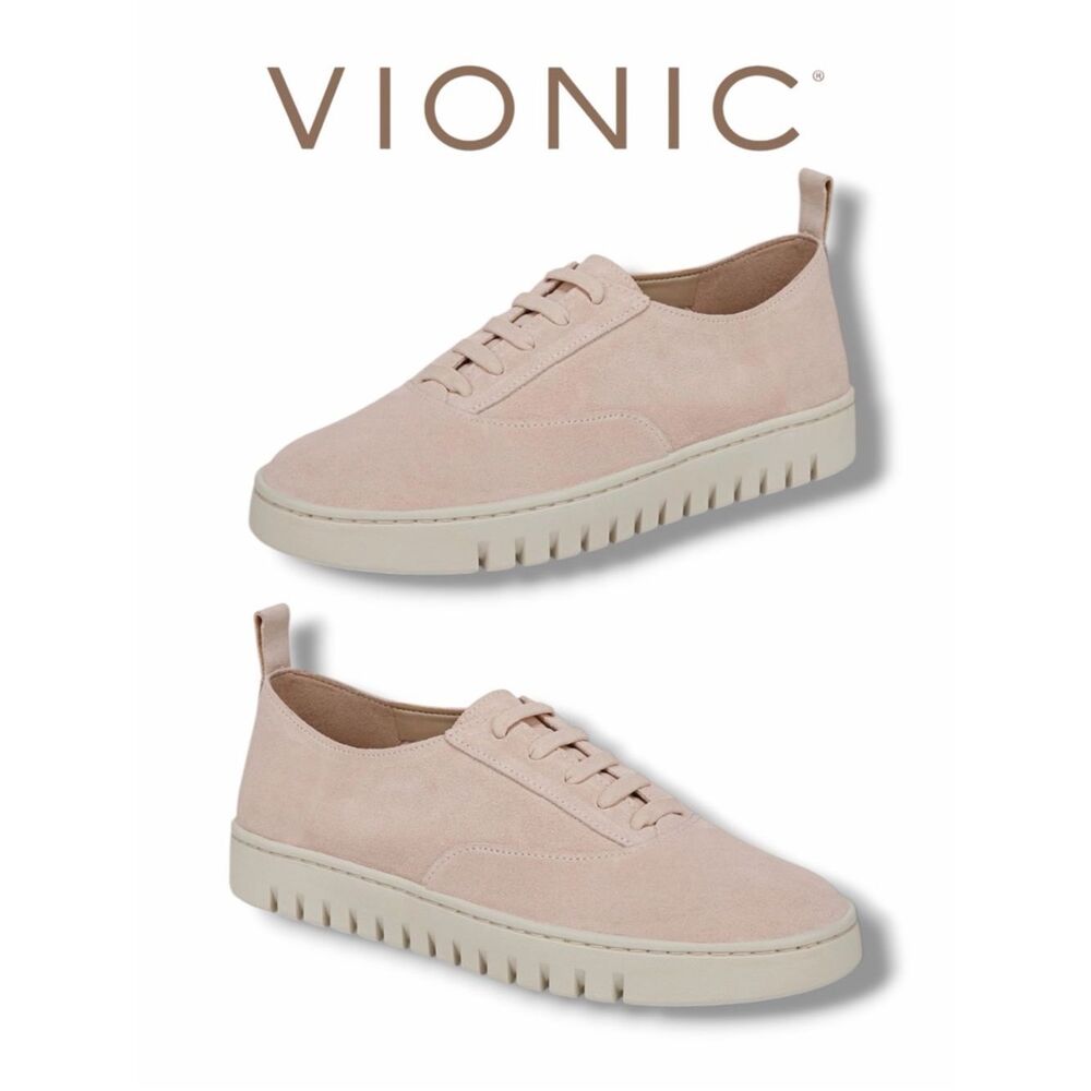 Vionic Women's Uptown Juniper Low Top Sneakers in the Size 9.5 in Cameors Suede